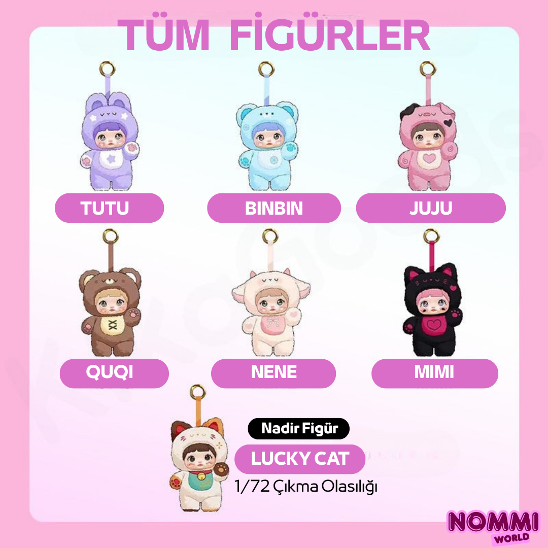 Nommi Loveliness Serisi Peluş Oyuncak (Figür Seçilebilir)